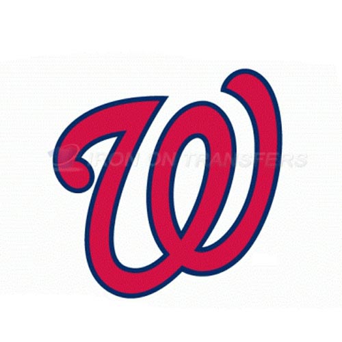 Washington Nationals Iron-on Stickers (Heat Transfers)NO.2026